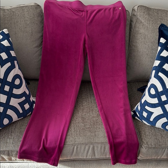 Lilly Pulitzer Pants - EUC Lilly Pulitzer Velour Pants Sz XL
